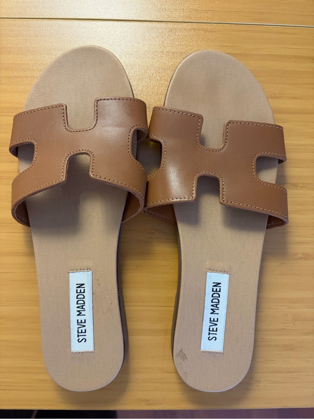 Steve Madden Brown Slide Sandals for Women